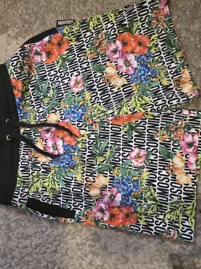 Moschino Floral Logo Swim Shorts - Multicolor